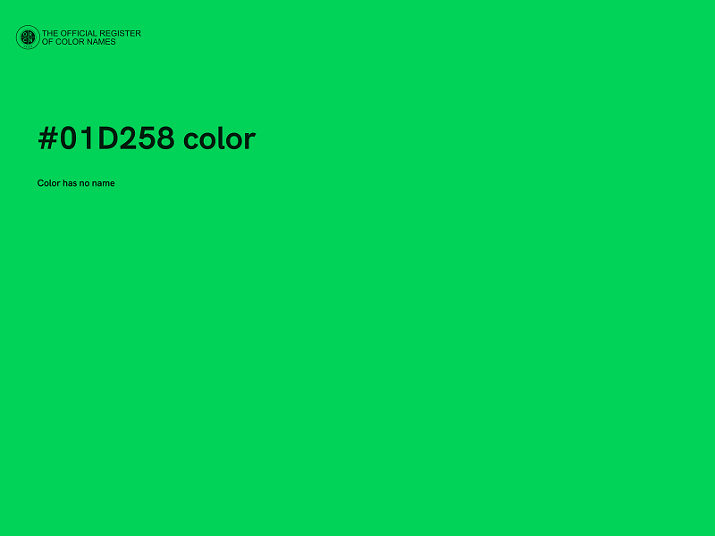 #01D258 color image