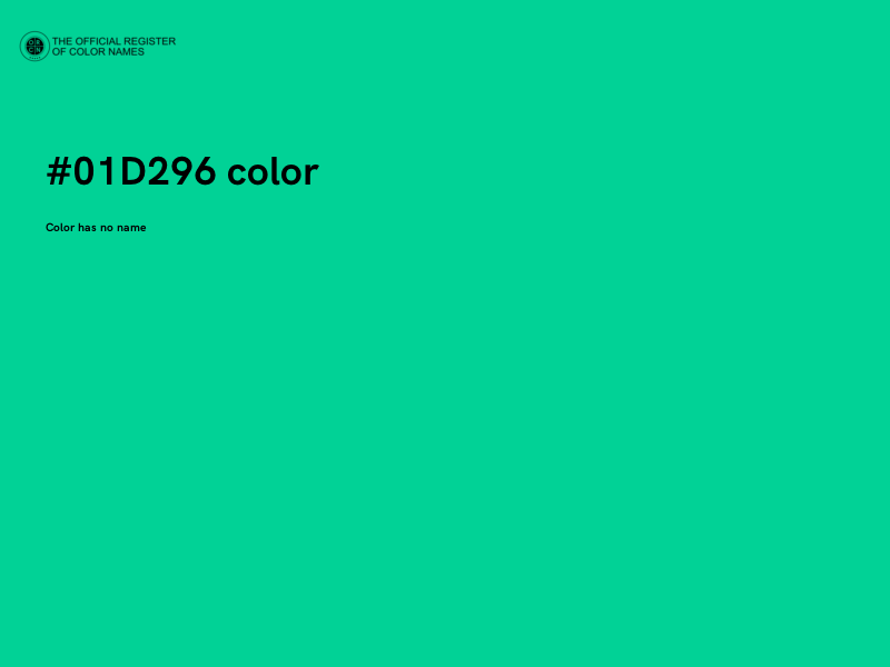 #01D296 color image