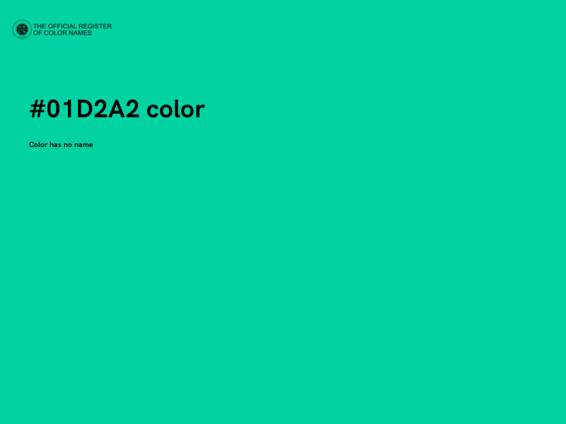 #01D2A2 color image