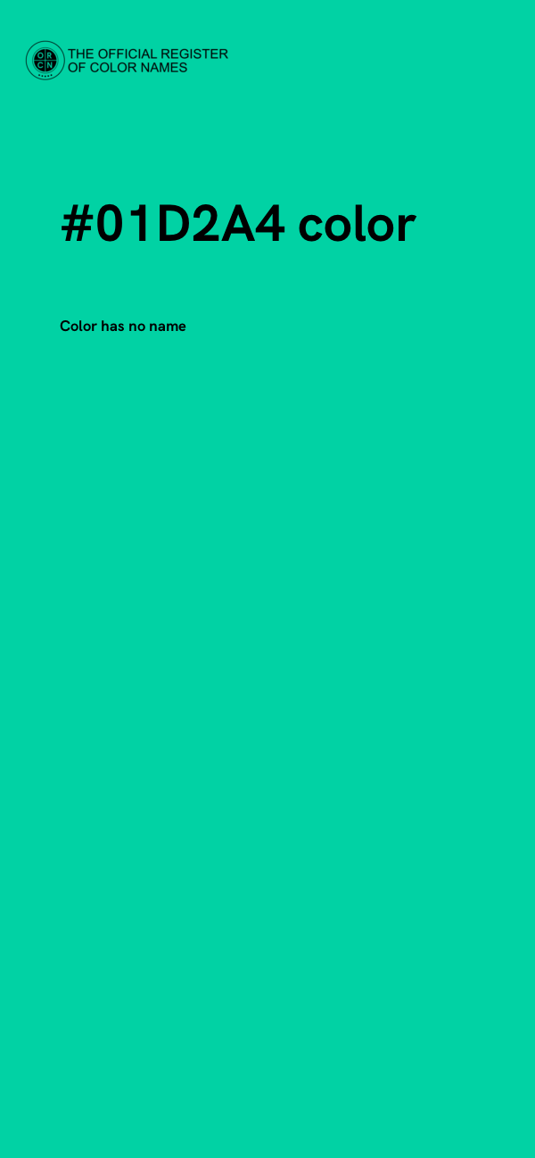 #01D2A4 color image
