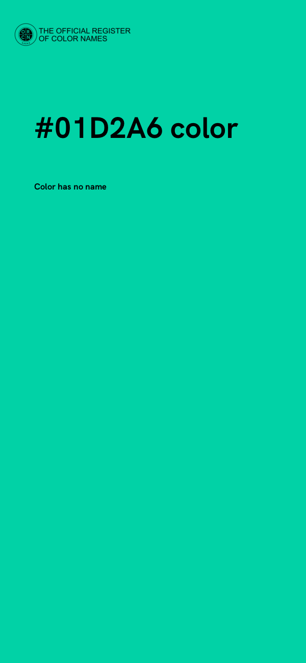 #01D2A6 color image