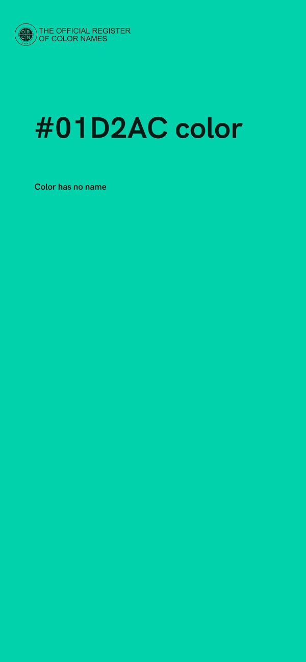 #01D2AC color image