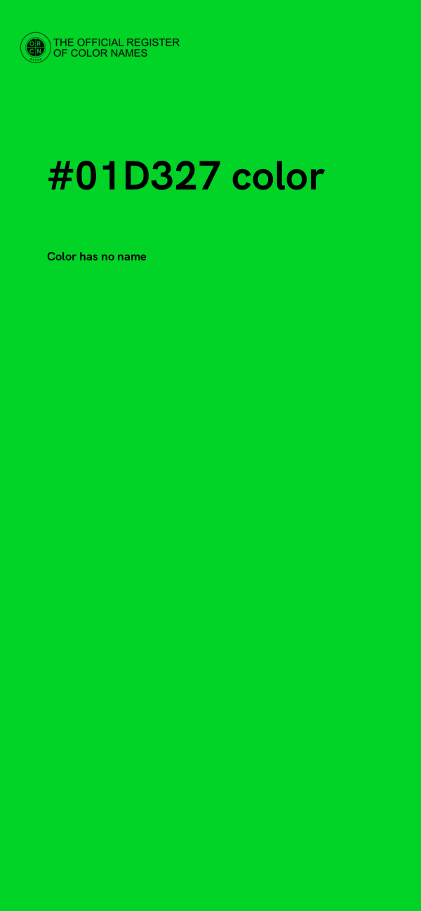 #01D327 color image