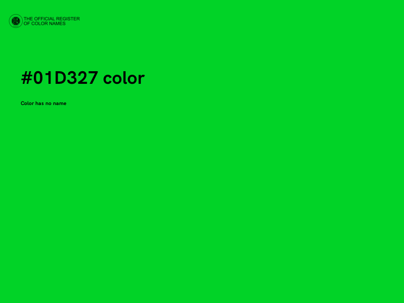 #01D327 color image