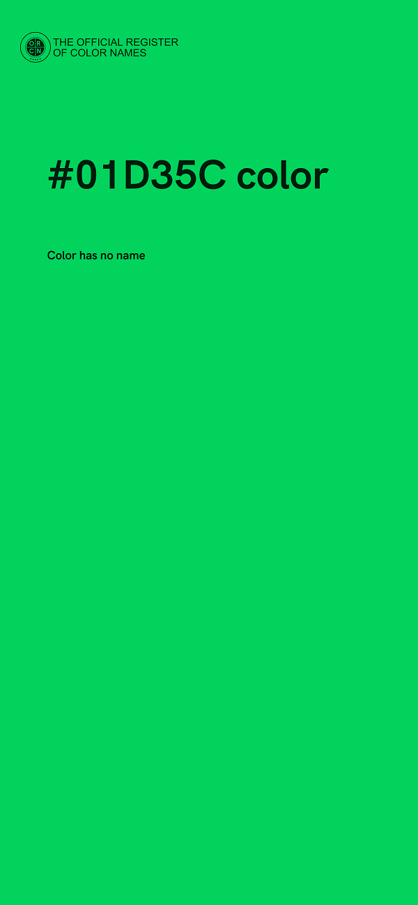 #01D35C color image
