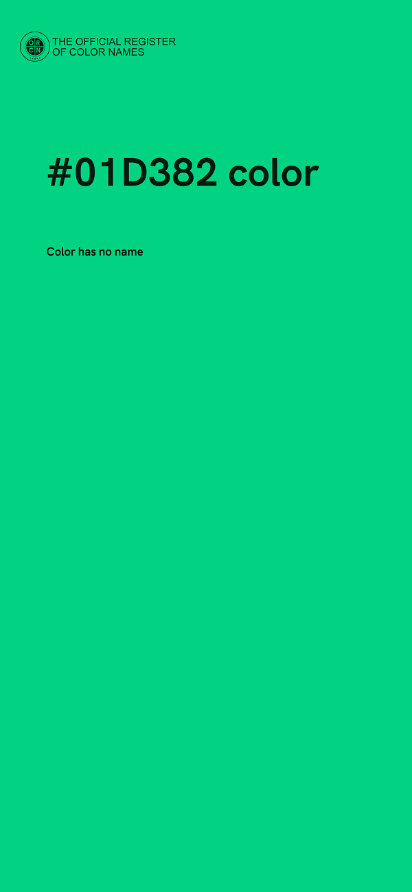 #01D382 color image