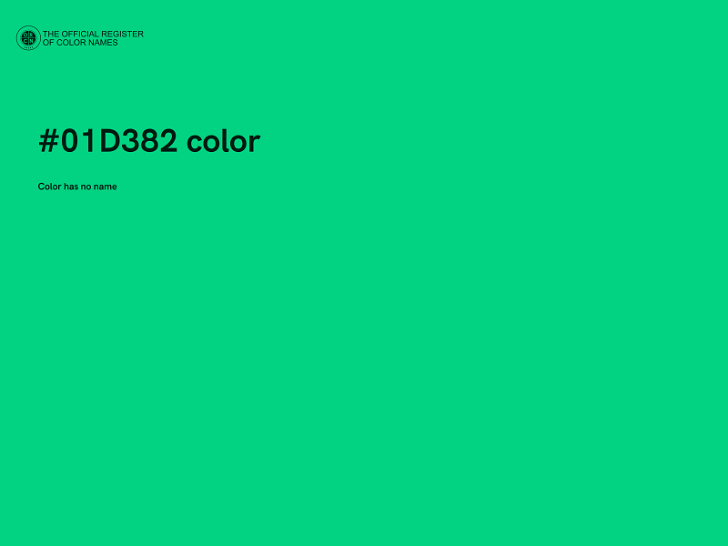 #01D382 color image