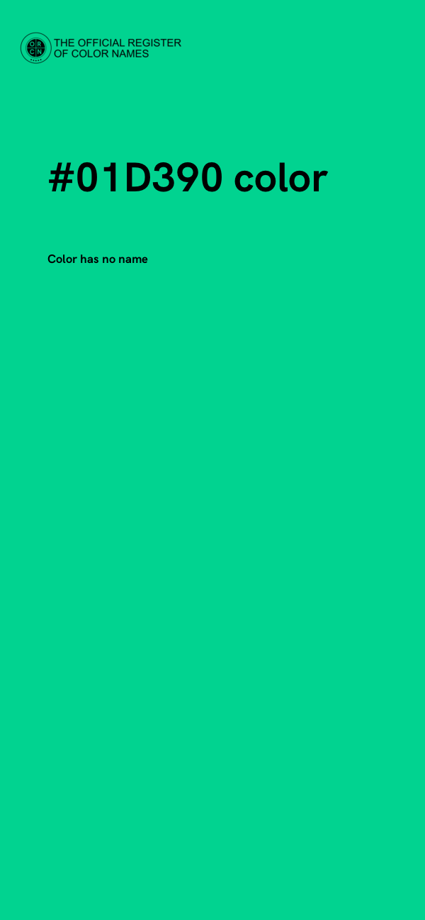 #01D390 color image