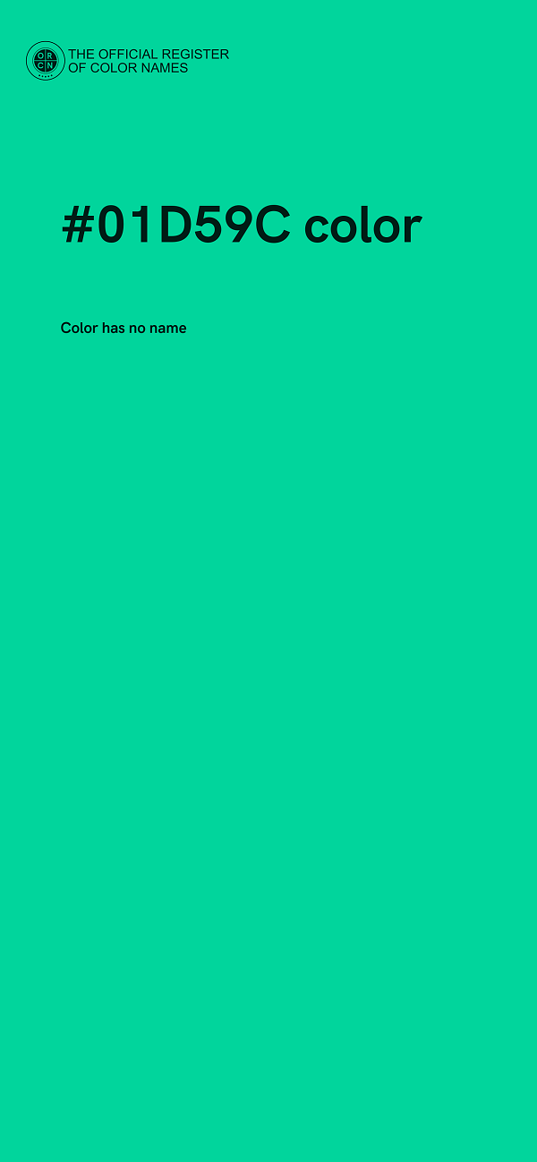 #01D59C color image