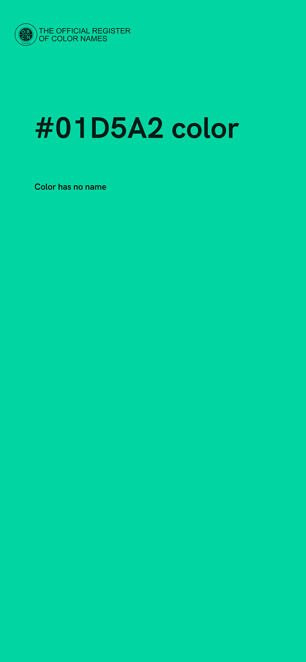 #01D5A2 color image