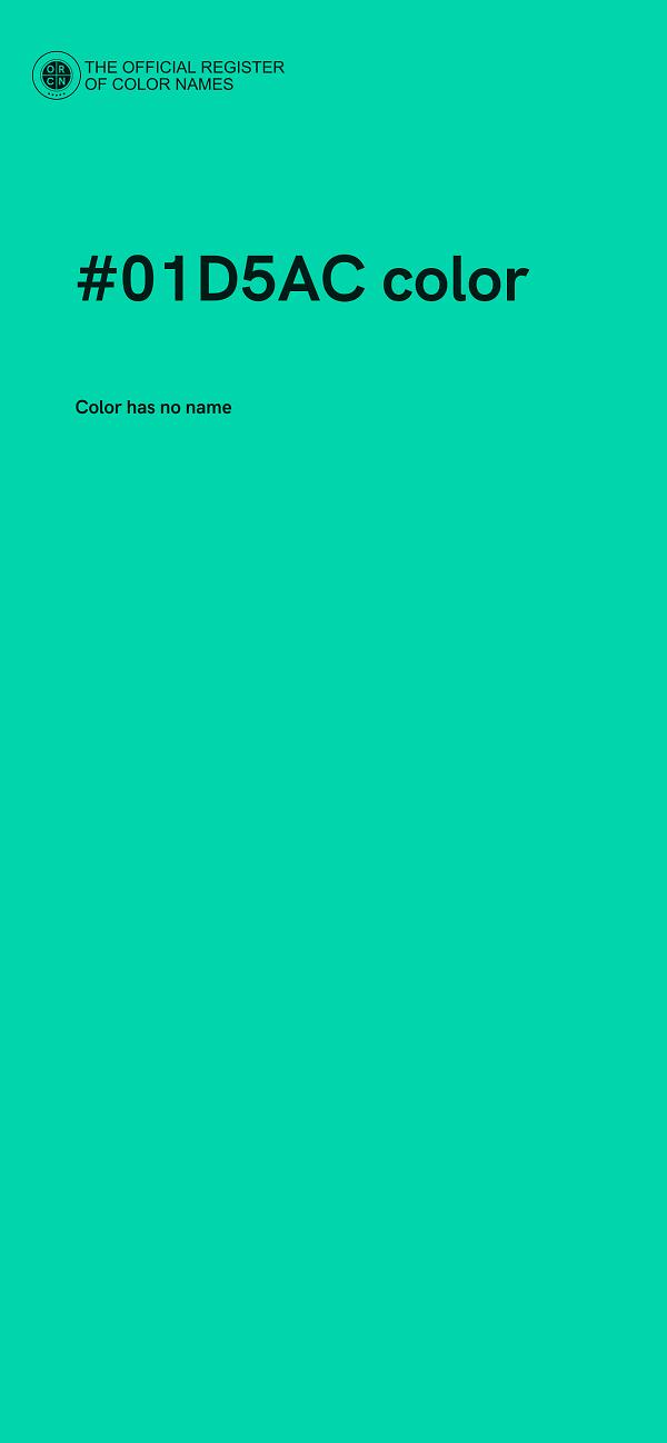 #01D5AC color image