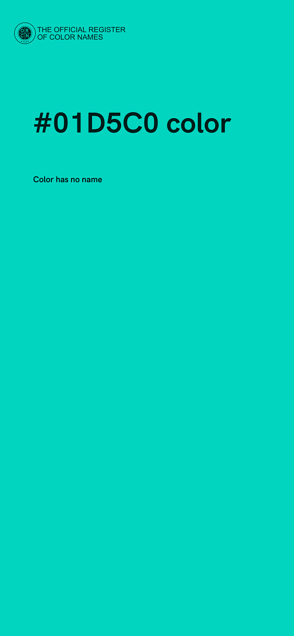 #01D5C0 color image
