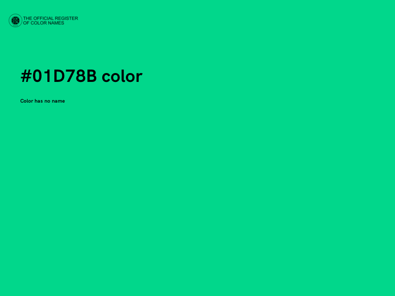 #01D78B color image