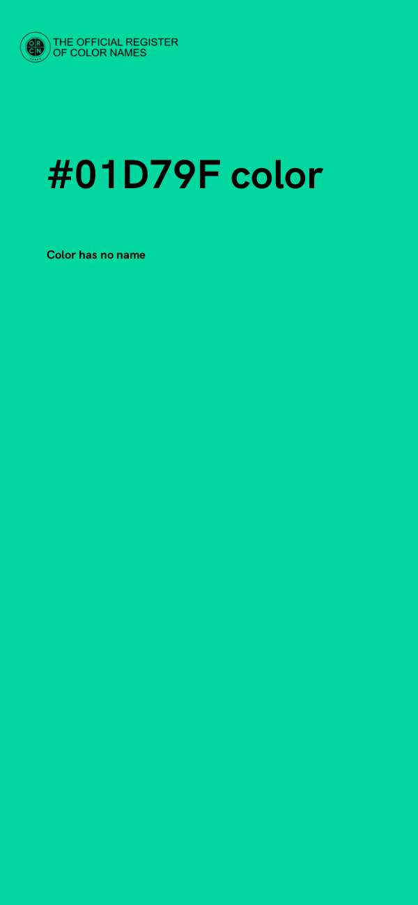 #01D79F color image