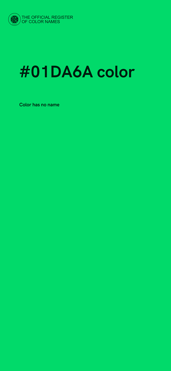 #01DA6A color image