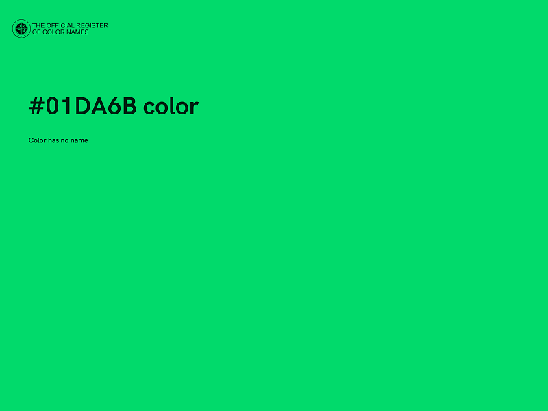 #01DA6B color image