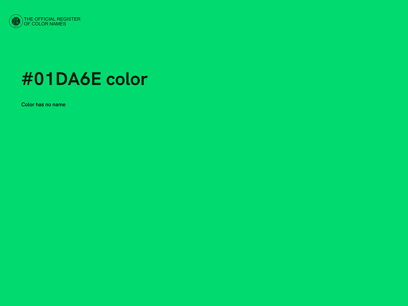 #01DA6E color image