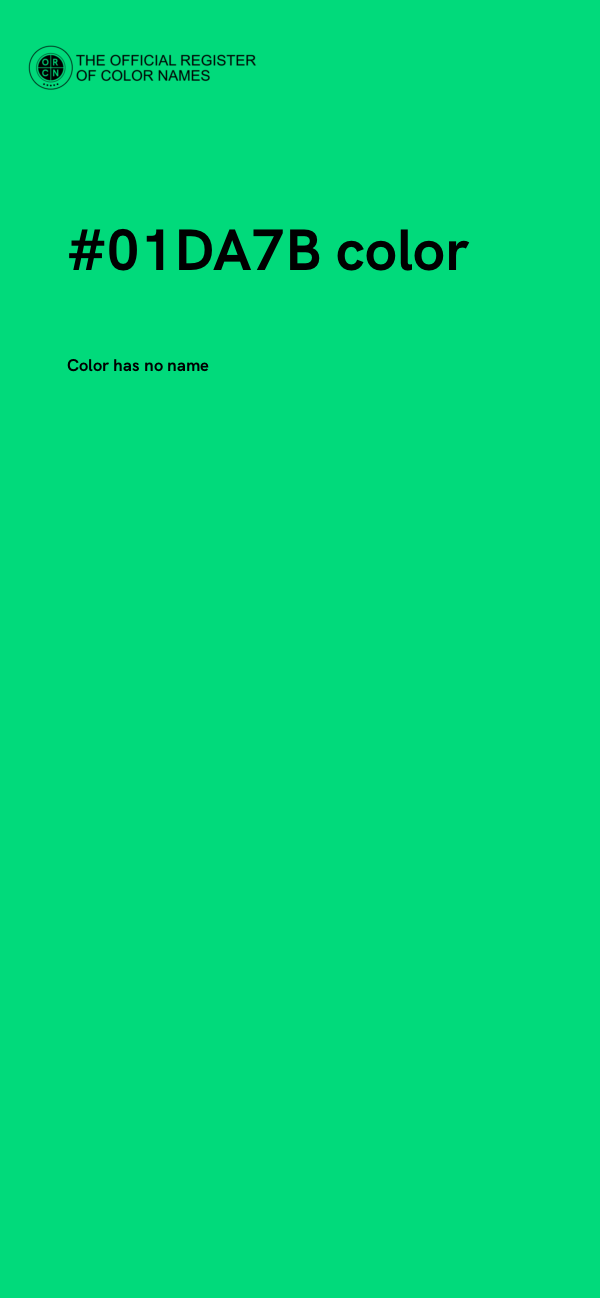 #01DA7B color image