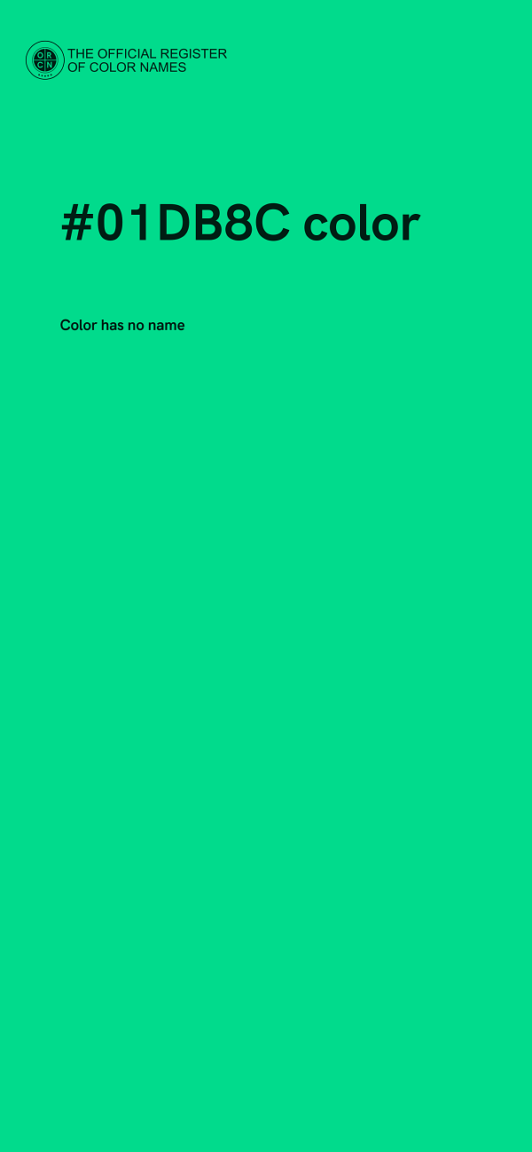 #01DB8C color image