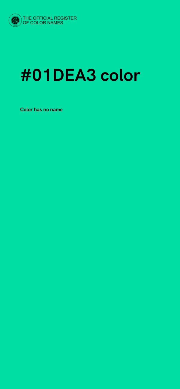 #01DEA3 color image