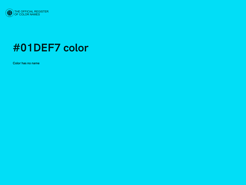 #01DEF7 color image