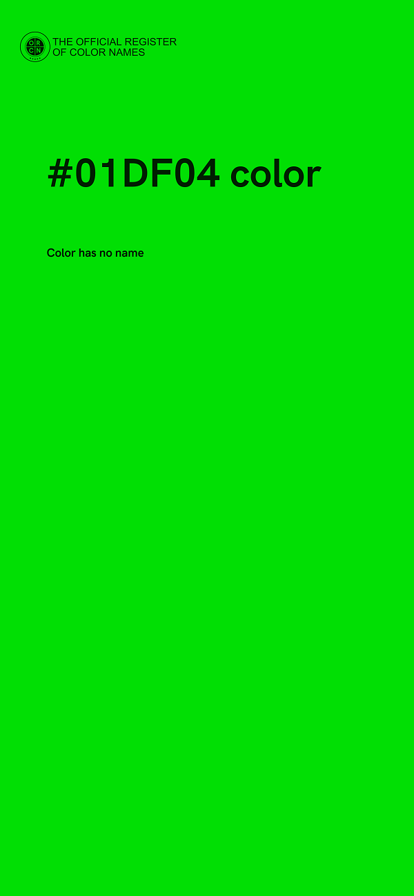 #01DF04 color image