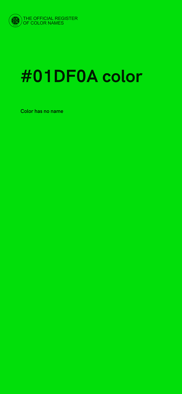 #01DF0A color image