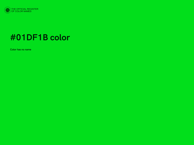 #01DF1B color image