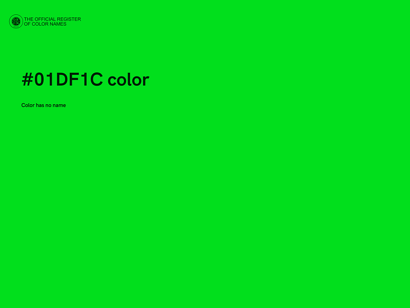 #01DF1C color image