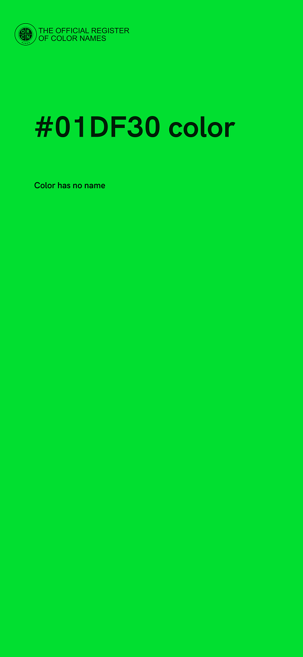 #01DF30 color image
