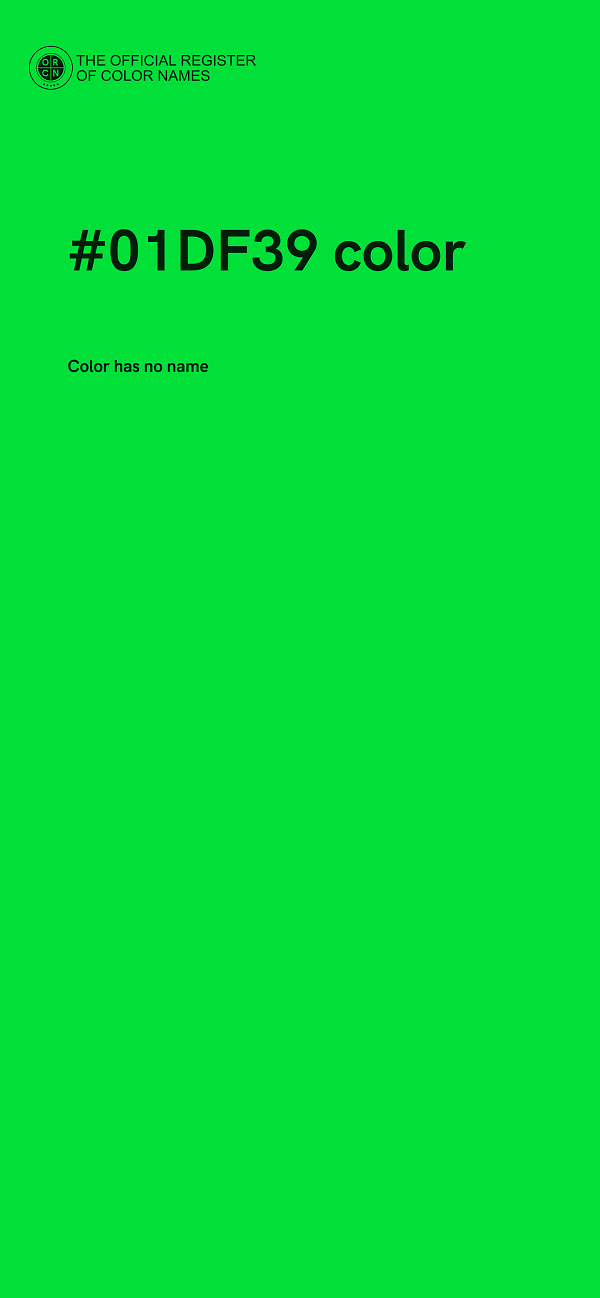 #01DF39 color image