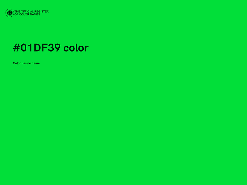 #01DF39 color image
