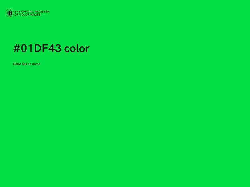 #01DF43 color image