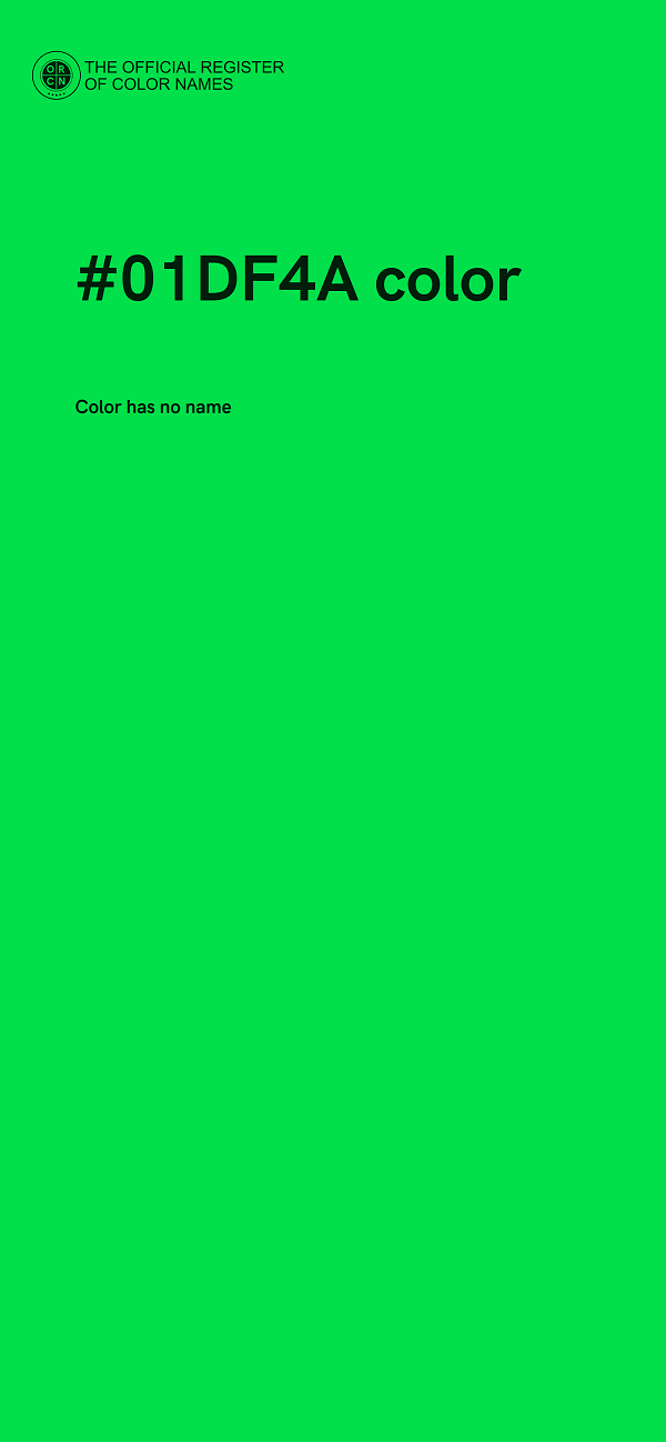 #01DF4A color image