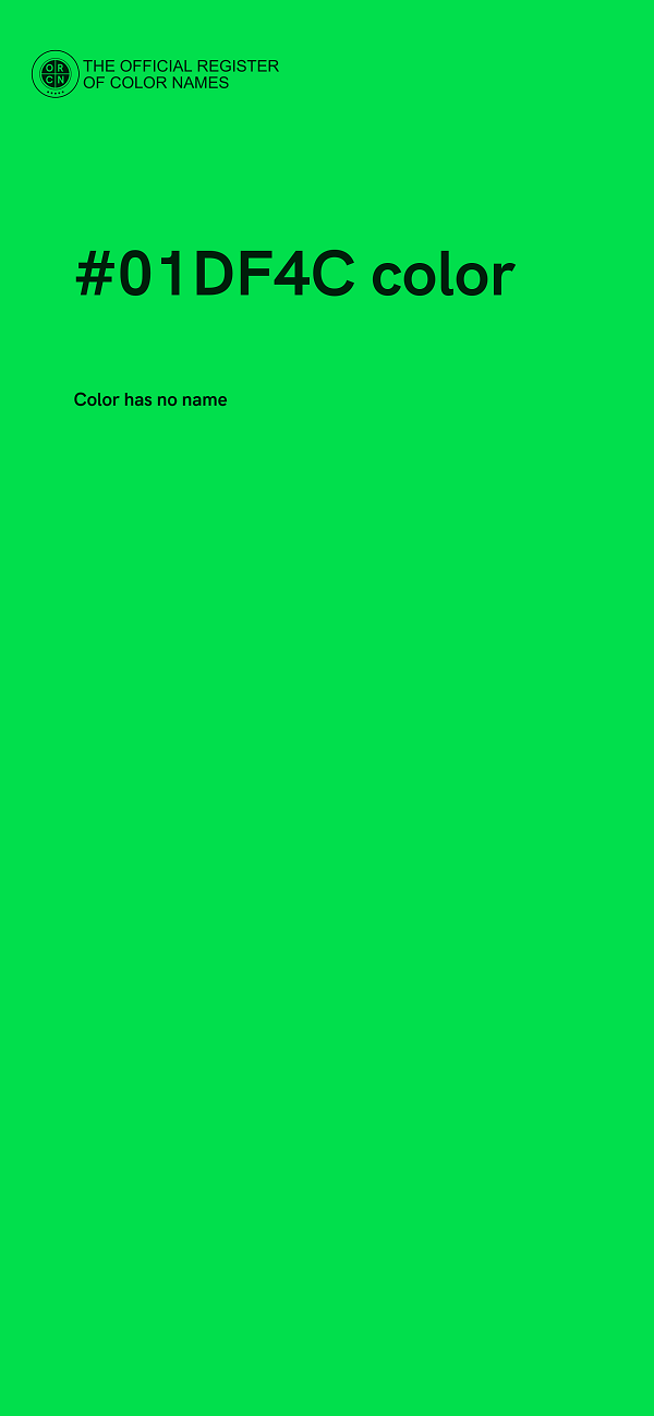 #01DF4C color image