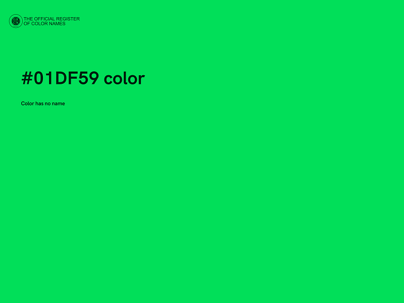#01DF59 color image