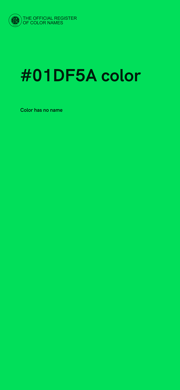 #01DF5A color image