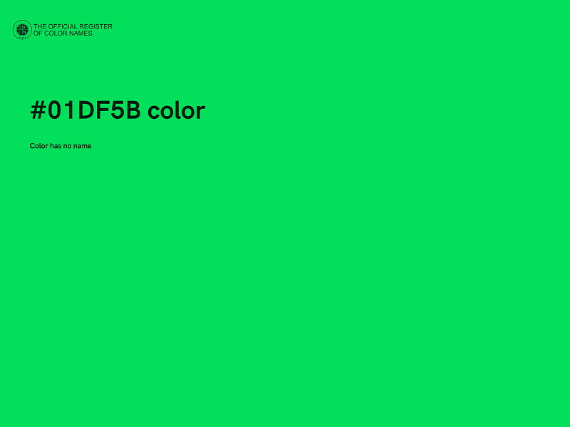 #01DF5B color image