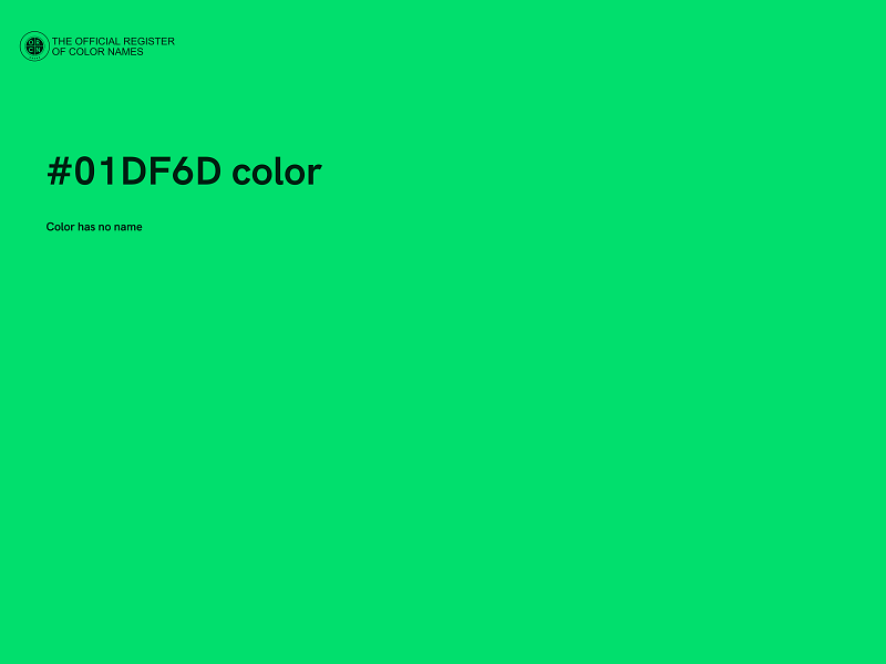 #01DF6D color image