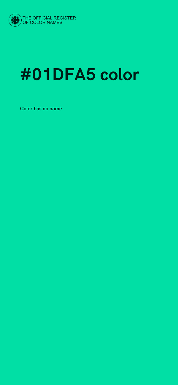 #01DFA5 color image