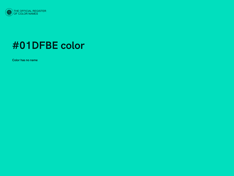 #01DFBE color image