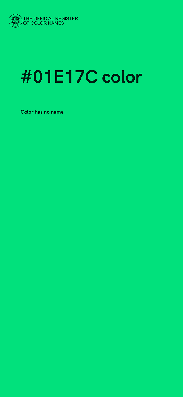 #01E17C color image