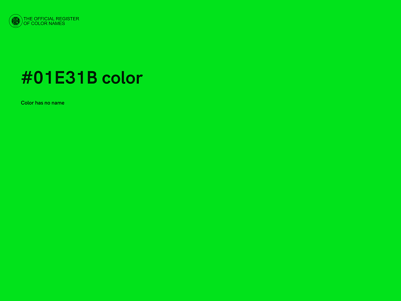 #01E31B color image