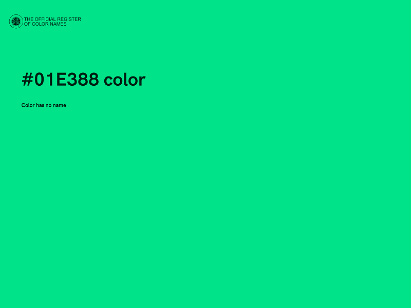 #01E388 color image