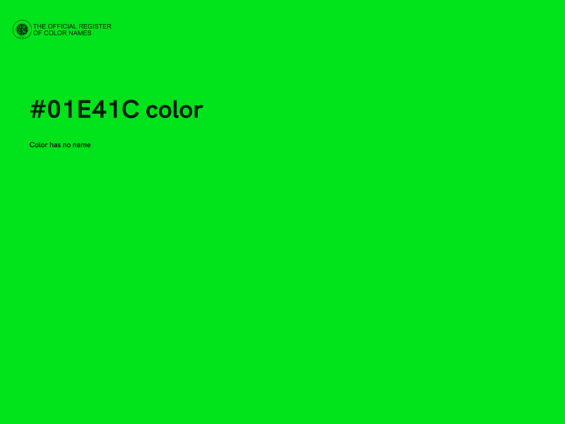 #01E41C color image