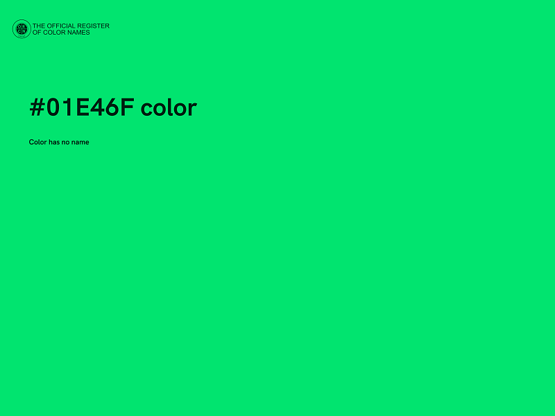 #01E46F color image