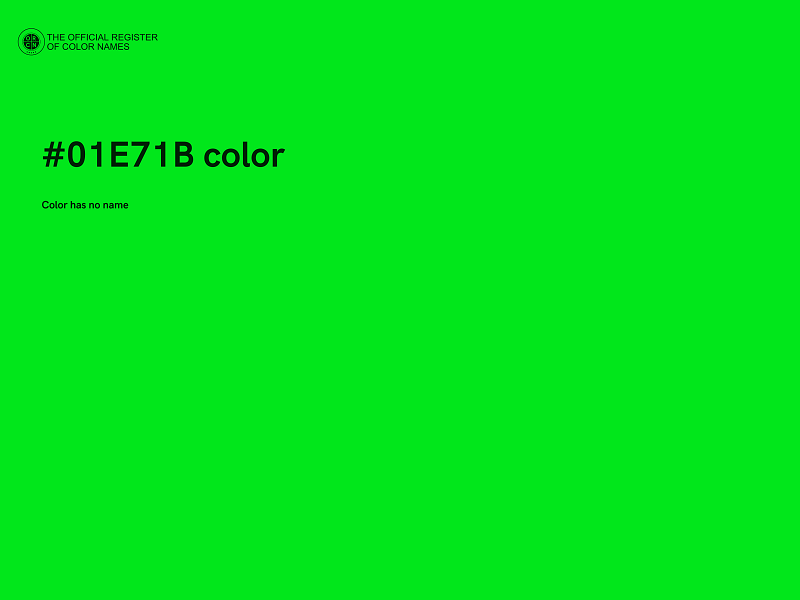 #01E71B color image