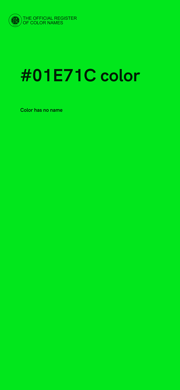 #01E71C color image