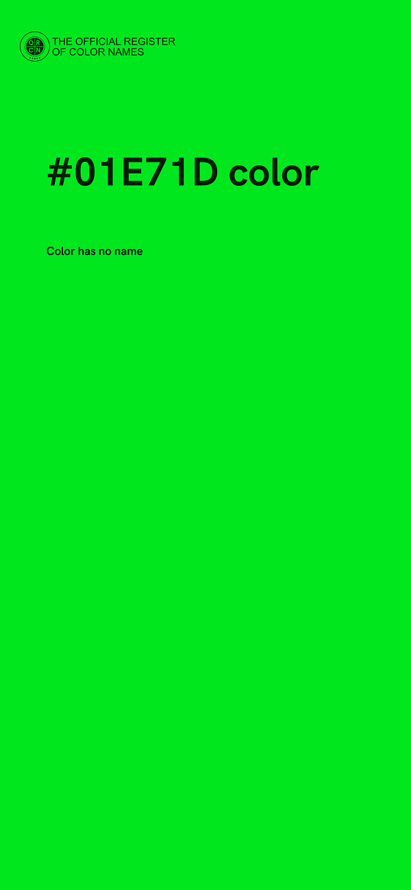 #01E71D color image