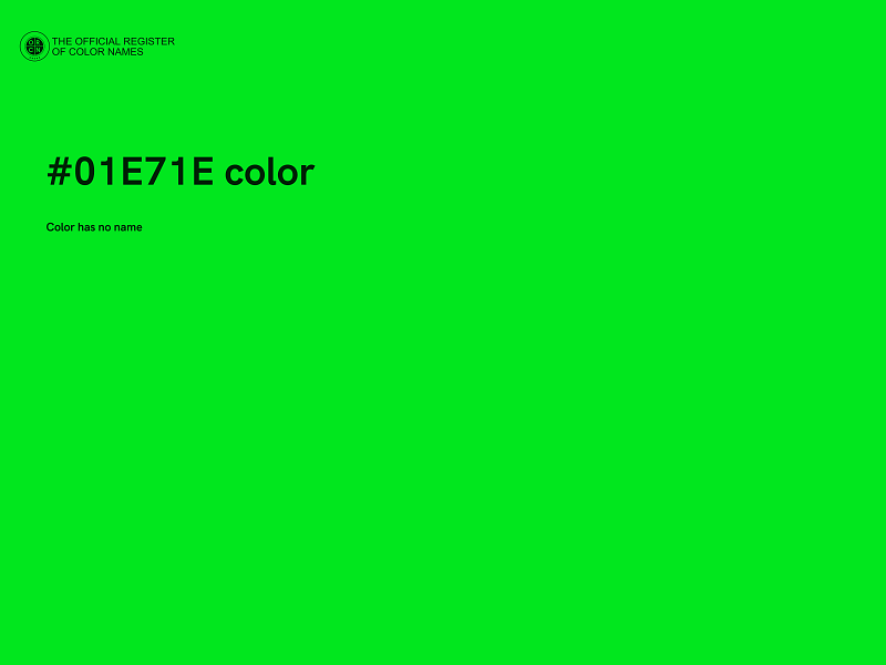 #01E71E color image